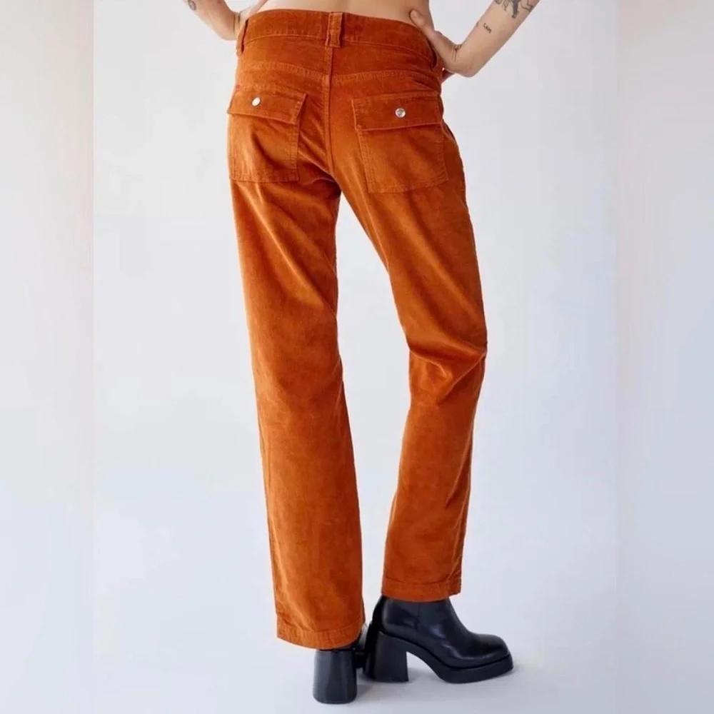 BDG Burnt Orange Corduroy Pants - Picture 2 of 5